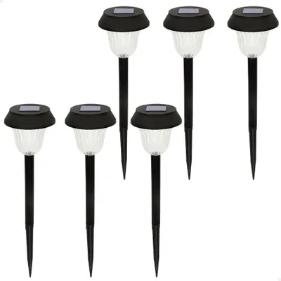 Immagine prodotto di Active Confezione da 6 luci solari da esterno con luce a led bianca e picchetto da giardino Trasparente Trasparente Taglia Unica