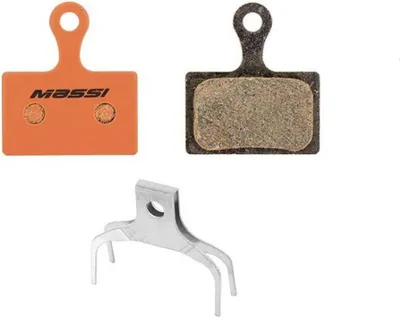 Produktbild von Massi Disk Brake Shoes Set Shimano Road Xtr9100 2pcs Scheibenbremsbeläge Orange  Orange One Size