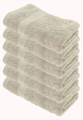 Produktbild von Julie Julsen BIO Handtuch 6er Set 50x100 Silber