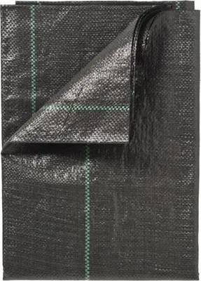 Immagine prodotto di Tessuto anti-erbacce, 1 x 50 m, 100 g/m², resistente ai raggi UV, nero, tessuto in polipropilene