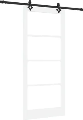 Produktbild von vidaXL Schiebetür ORKDAL 93 x 211 cm Massivholz Kiefer und Glas