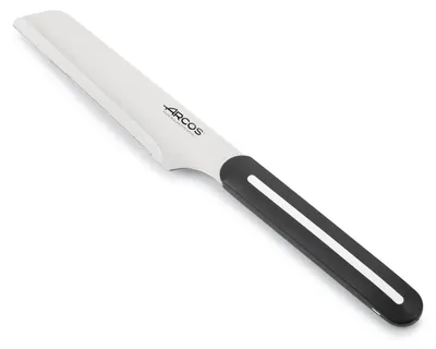 Kochmesser 140 mm, Mikroverzahnung, ergonomischer Griff, schwarz