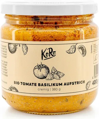 Produktbild von KoRo I  Tomate Basilikum Aufstrich 380 g