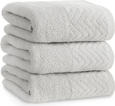 Zdjęcie produktu dla Eurofirany 469563, 70 x 140 cm, Bawełna, Srebrny, 1 szt.