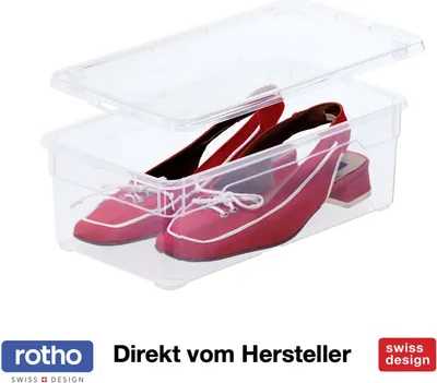 Produktbild von Box Lady Shoe 5 l CLEAR, Ausführung:5 Liter (flach)