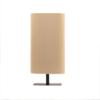 Produktbild von HOME DELUXE Große Tischlampe SUKO - Beige | Tischleuchte Schreibtischlampe Nachttischlampe