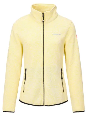 Produktbild von Nordberg ANDREA Fleeceweste - Damen - Gelb meliert - Größe 3XL