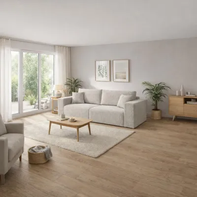Produktbild von SONIC 3-Sitzer Schlafsofa mit Schlaffunktion & Bettkasten – Modernes Cord Sofa, Ausziehbare Couch mit Stauraum für Wohnzimmer, POSO 055 | MIPLO