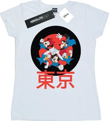 Produktbild von Disney - "Team Huddle" T-Shirt für Damen BI51634 (S) (Weiß)