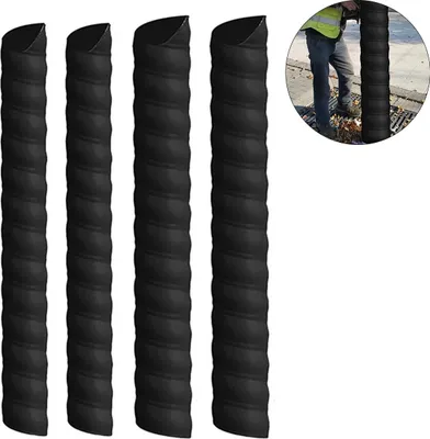 Produktbild von Baumstammschutz Spirale 4er Set, flexibler Stammschutz für Setzlinge & Bäume, Schutz vor Rindenschäden, für Garten & Außenbereich