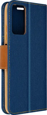 Immagine prodotto di Avizar, custodia in tela per Xiaomi Redmi Note 12S, custodia con supporto, blu notte