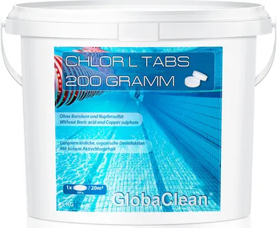 Produktbild von 5 kg Pool Chlor L Tabs 200g