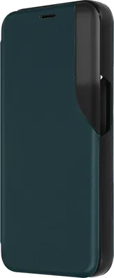 Immagine prodotto di Elegante custodia in ecopelle per Apple iPhone 15 Pro Max - blu-verde