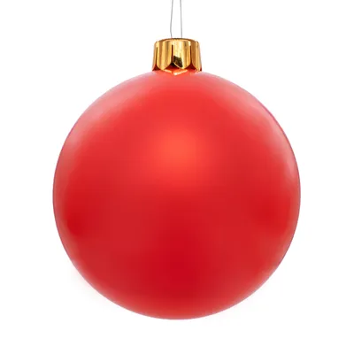 Produktbild von 1.10 Aufblasbare Weihnachtskugel XXL - ca. Ø 45 cm - Innen und Außen - Farbe: rot