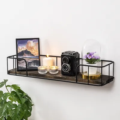 Produktbild von Skye Decor, Syringa, Wandregale, Schwarz, Holz, 60 x 10 x 15 cm