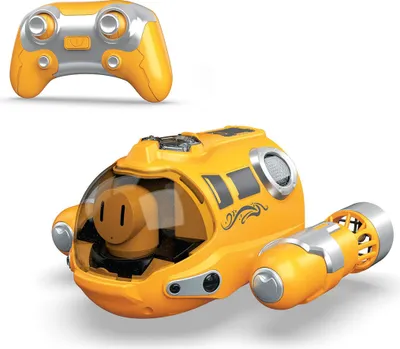 Produktbild von Ferngesteuerte Boote Gelb,RC Boot für Erwachsene und Kinder,Spielzeugboot mit zwei Propellern,Vielseitige Steuerung,Wasserdichtes Design