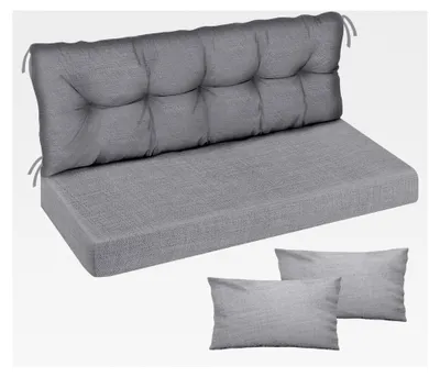 Produktbild von Auflage für Hollywoodschaukel 100x50x50 mit 2 Kissen