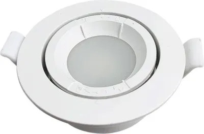 Image de Support Spot Encastrable GU10 LED Orientable Rond BLANC