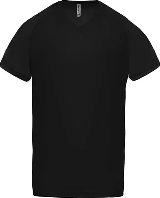 Produktbild von Proact Herren Sport T-Shirt Muskelshirt Short Sleeve Sportshirt, Größe:XS, Farbe:Schwarz