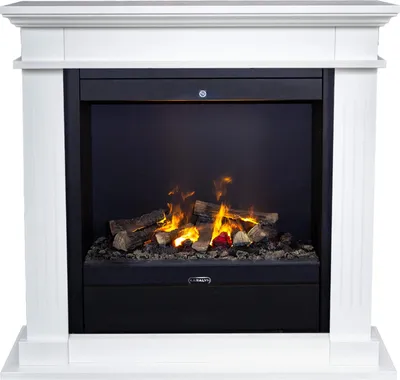 Image de Xaralyn cheminée à vapeur d'eau - Tuniz EAL-HLW - bois blanc - 1500 watt chauffage - avec télécommande - Opti-Myst cheminée électrique - cheminée encastrable inclus - cheminée décorative