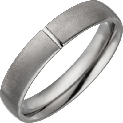 Produktbild von Gr. 54 Partner Ring aus Titan matt Partnerring Titanring