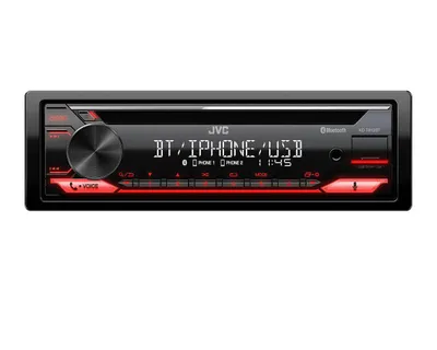 Immagine prodotto di Ricevitore CD JVC KD-T822BT con kit vivavoce Bluetooth e musica wireless, KD-T822BT