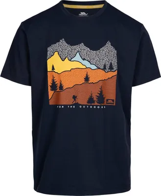 Produktbild von Trespass - "Danub" T-Shirt Rundhalsausschnitt für Herren TP6627 (M) (Marineblau)