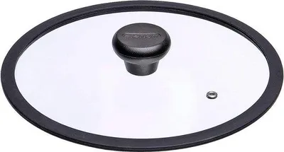 Obrázok produktu pre Sklenené veko so silikónovým okrajom 24 cm - Moneta Etnea