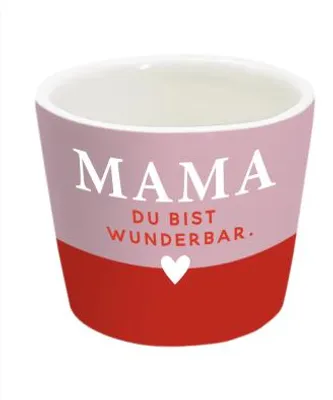 Produktbild von Eierbecher aus Porzellan, Mama ⌀ 5 cm, H 4 cm
