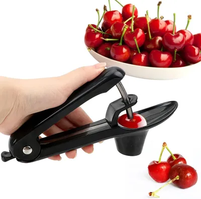 Produktbild von Kirschentkerner - Obstentkerner für Kirschen und Oliven, schwarz