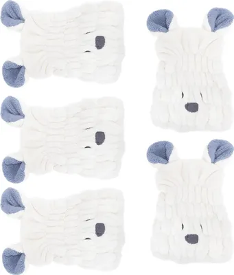 Obrázek produktu pro 5ks sušení vlasů ručník Cap  Bath Hair Hat Cartoon Cute Ear Shape pro děti