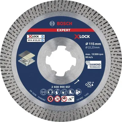 Immagine prodotto di Bosch EXPERT HardCeramic X-LOCK, 115 x 22,23 x 1,4 x 10 mm 2608900657