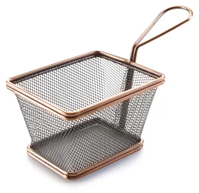 Productafbeelding van LACOR Quadreat chipschaal, brons, 12x10x9 cm, roestvrij staal, 12, 21 x 10 x 11,5 cm, 1