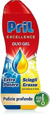 Produktbild von Pril Excellence Duo Gel Geschirrspülmittel Gel, 30 Waschgänge