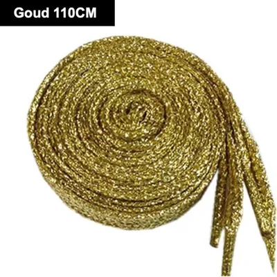 Produktbild von Schnürsenkel - Glitzer-Schnürsenkel - Glitzer - Glitzer-Schnürsenkel - Schnürsenkel - Gold - Universal - 110CM - Universal - Trendige Schnürsenkel - Gold-Schnürsenkel