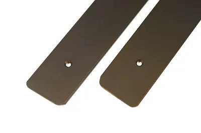 Produktbild von IHC 38mm 600mm Endleiste Winkelleiste Seiteleiste Arbeitsplatte Küche Braun Leiste mit Löcher links+rechts