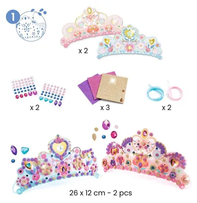 Produktbild von Djeco Nymphea DIY Bastelset für kreative Gestaltung, in 12 cm breiter Box