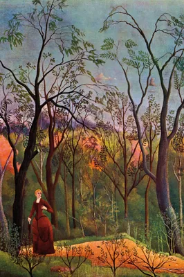 Obrázek produktu pro Henri Rousseau Art Print Obraz - Procházka v lese, 1886 (120 x 80 cm)