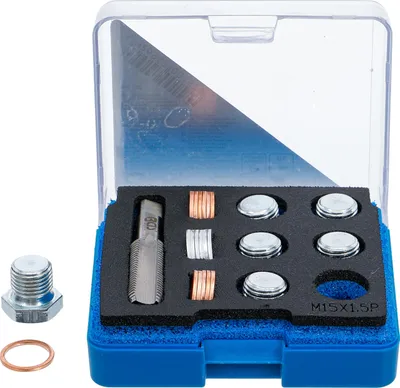 Productafbeelding van BGS 157 Reparatieset voor het schroefdraad van de olieaftapplug, M15x1.5