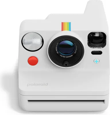 Produktbild von Polaroid Now+ Instant Camera Generation 3, Weiß, Auto, 0.4 - 1.3 m, Polaroid App, 452 g, 96 mm