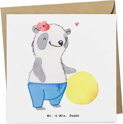 Produktbild von Mr. & Mrs. Panda Glückwunschkarte Orthopädin Herz - Weiß - Geschenk, Grußkarte, Klappkarte, doppelkarte, Orthopädie, Fachärztin, faltkarte, anlasskarte, Krank, Praxis