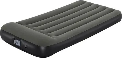 Image de Matelas pneumatique électrique avec pompe intégrée – Matelas pneumatique à gonflage rapide – Matelas de voyage confortable – Idéal pour les invités, le camping et les vacances – Matelas pneumatique double – Rangement compact – Stevibed