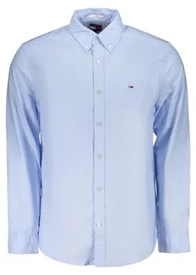 Image de Chemise à manches longues pour homme Tommy Hilfiger, bleue