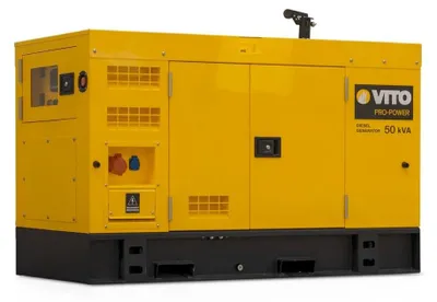 Image de Groupe électrogène 40kVA Diesel Triphasé et Monophasé AVR ATS Démarrage Automatique Autonomie 10h Silencieux VITO