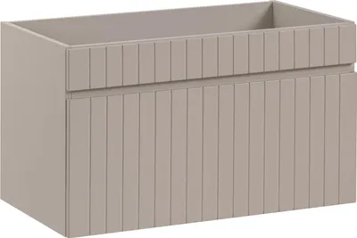 Obrázek produktu pro FURNLUX Umyvadlová skříňka Ikonisch Beige 80 cm / Hlavní barva: béžová / Rozměry: 80 x 46 x 46 cm
