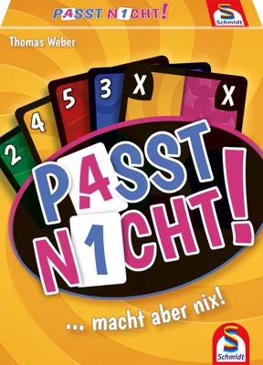 Obrázek produktu pro Schmidt Spiele Passt Nicht!, Karetní, Párty, 8 rok/roky, 20 min