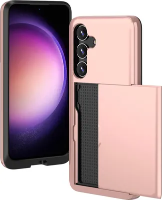Obrázok produktu pre imoshion Zadný kryt s držiakom kariet pre Samsung Galaxy S24 - ružovo-zlatý