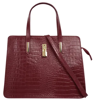 Produktbild von Cluty Handtasche Damen 021321 dunkelrot