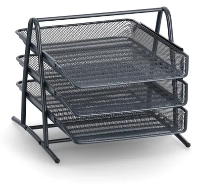 Produktbild von Zeller Dokumenten-Ablage, anthrazit, Mesh 35,5x29,5x27