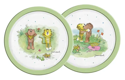 Produktbild von Teller Janosch Kids 2er Set 21,5cm PP